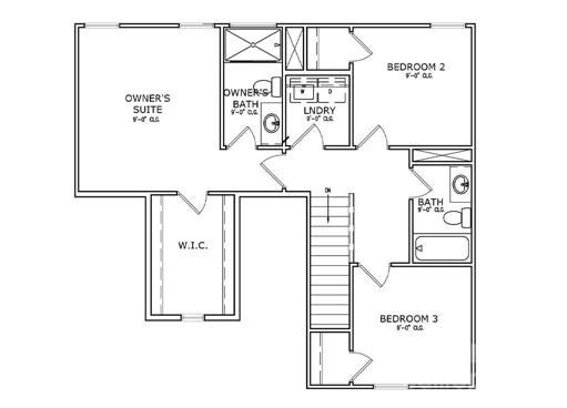 The Grayson - second floor plan with options