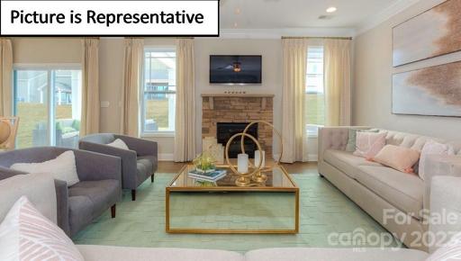 Family Room with Gas Fireplace