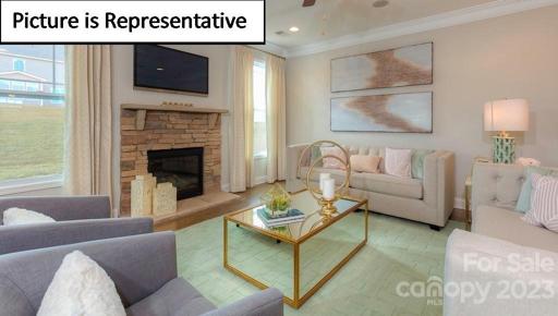 Family Room with Gas Fireplace