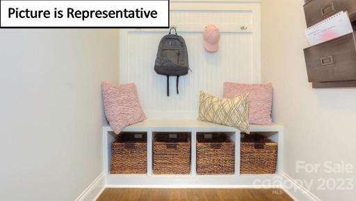 Owner's Entryway with Dropzone/Mudroom