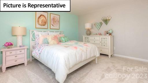 Upstairs secondary bedroom