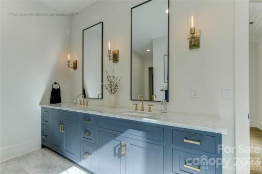 For representational purposes only