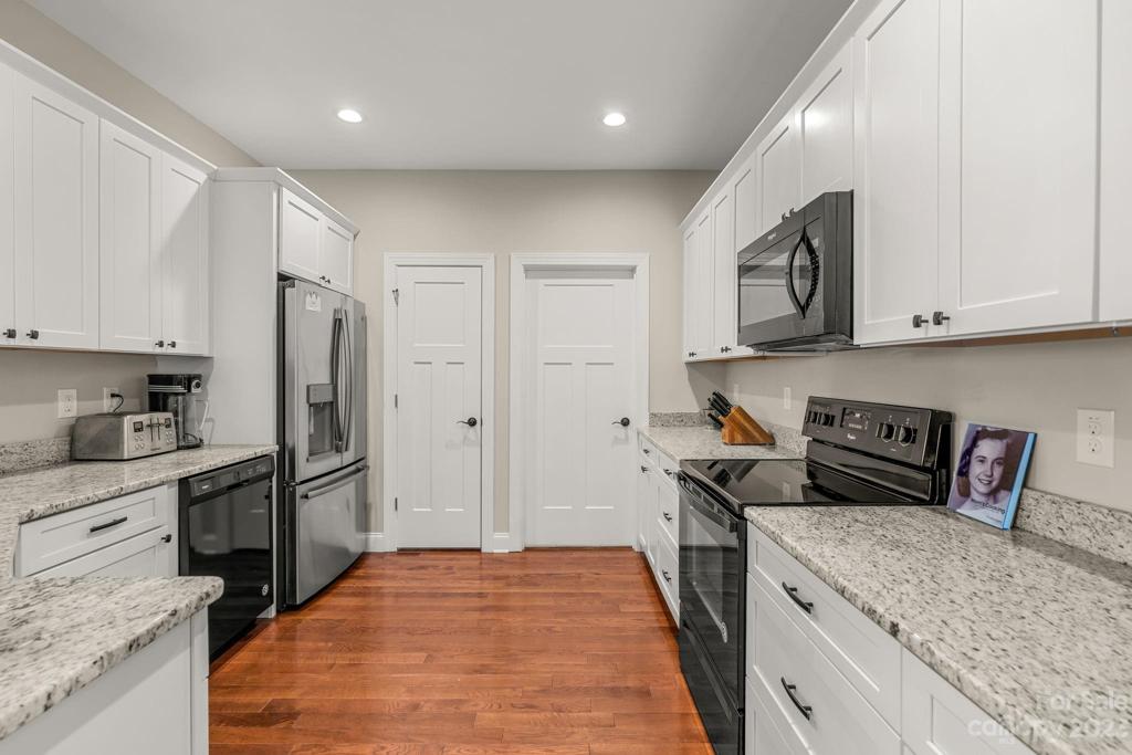 Beautiful bright kitchen with walk-in pantry.