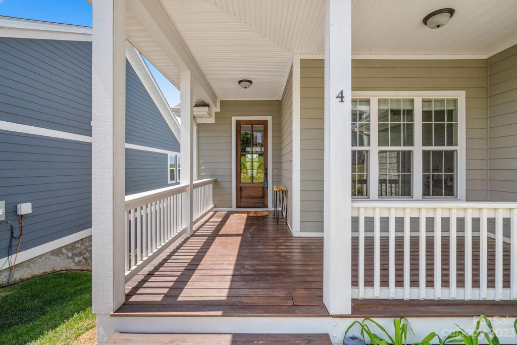 Gorgeous front porch entry.