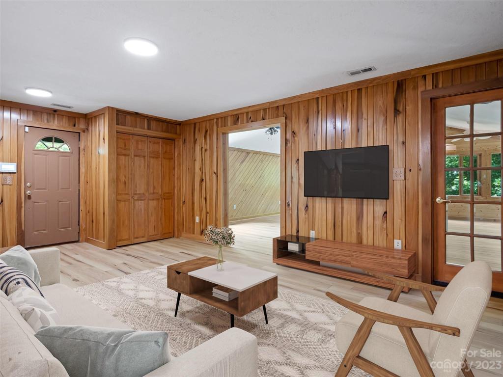 Virtually Staged Den