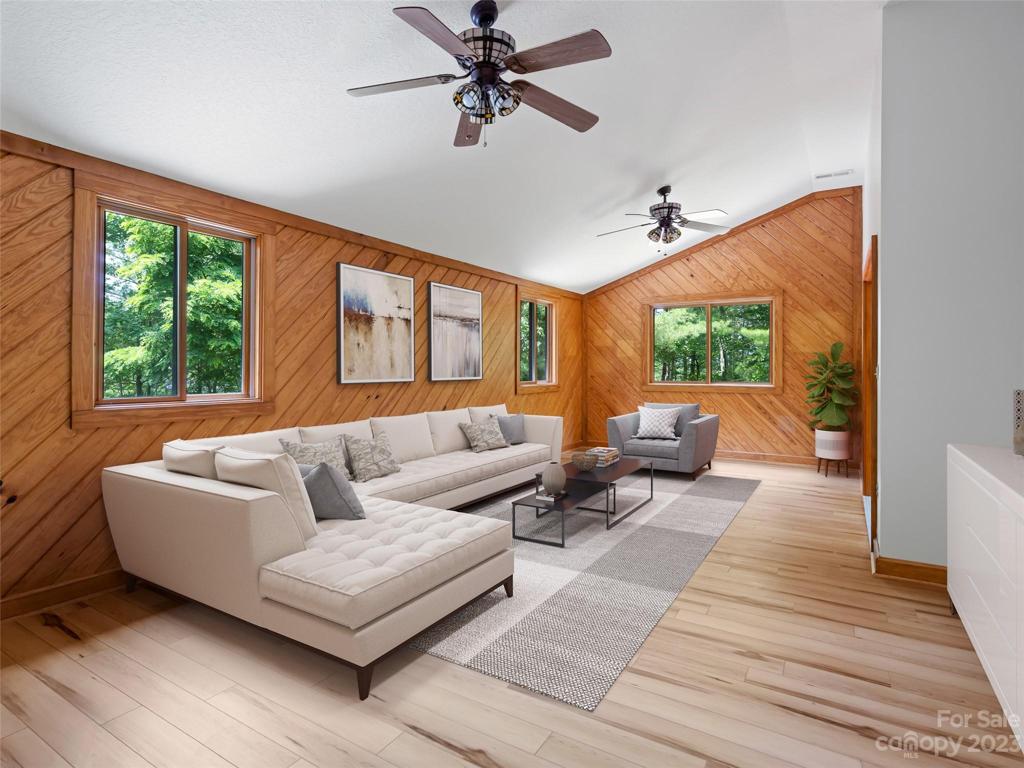 Virtually Staged Living Room