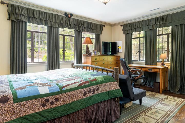 Guest Bedroom one of two with abundant views of nature