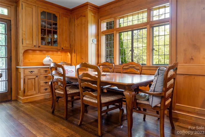 For a breakfast "nook," consider the convenience of this eat-in option graced with natural light
