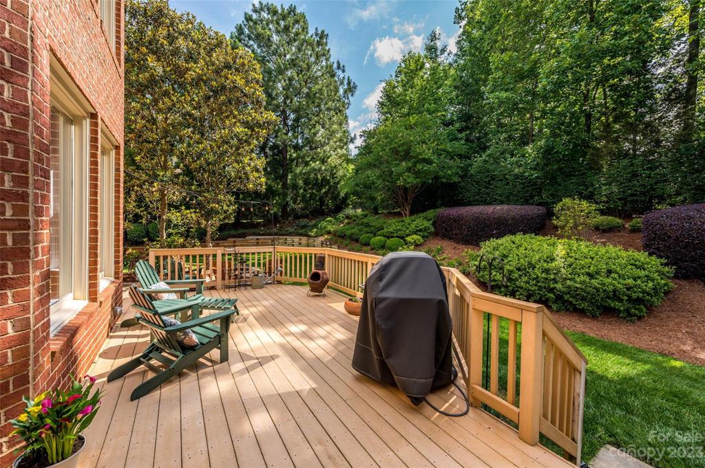 Rear deck