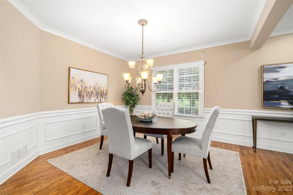 Formal dining area