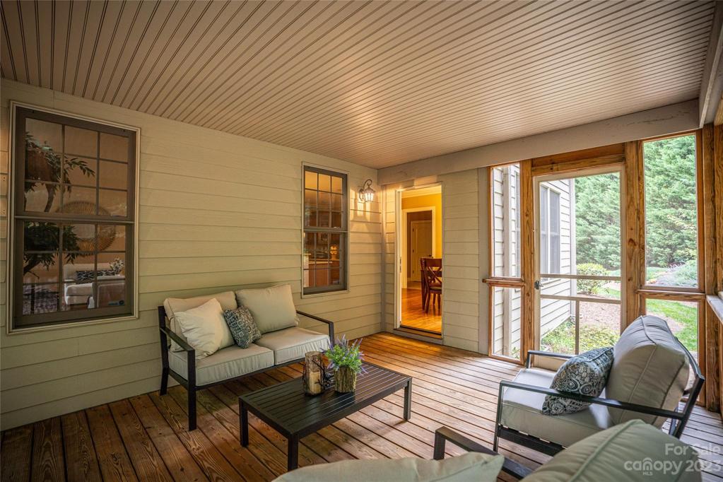 Screened porch for outdoor living