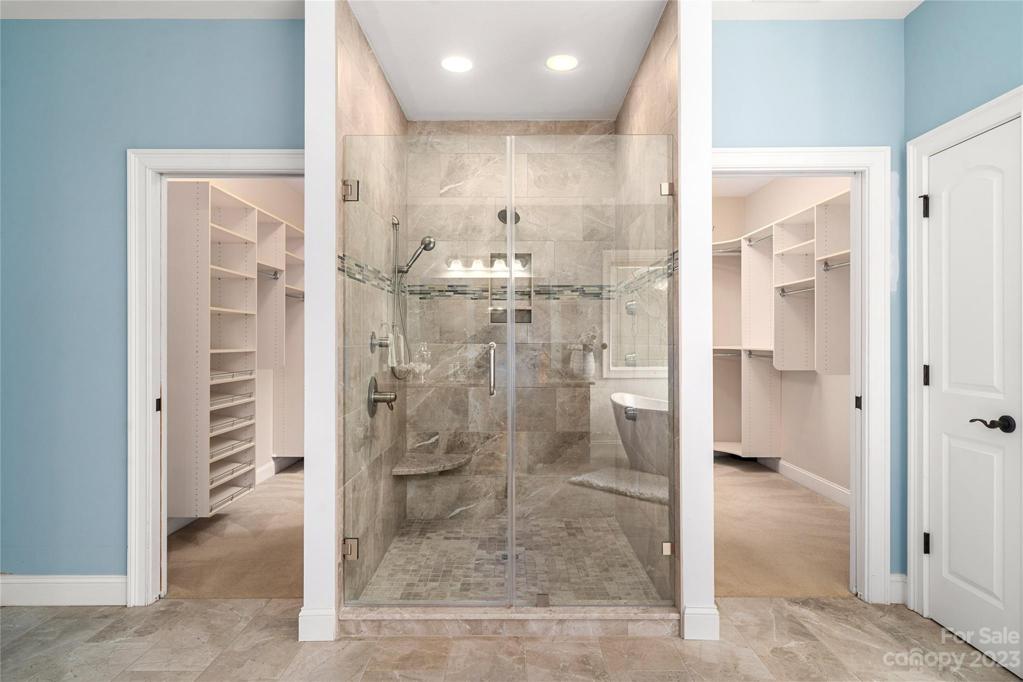 Incredible walk in closet with ample space