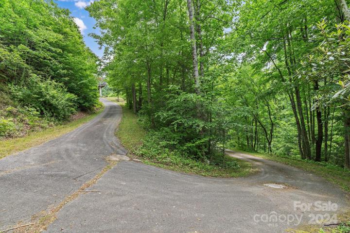 Private paved driveway