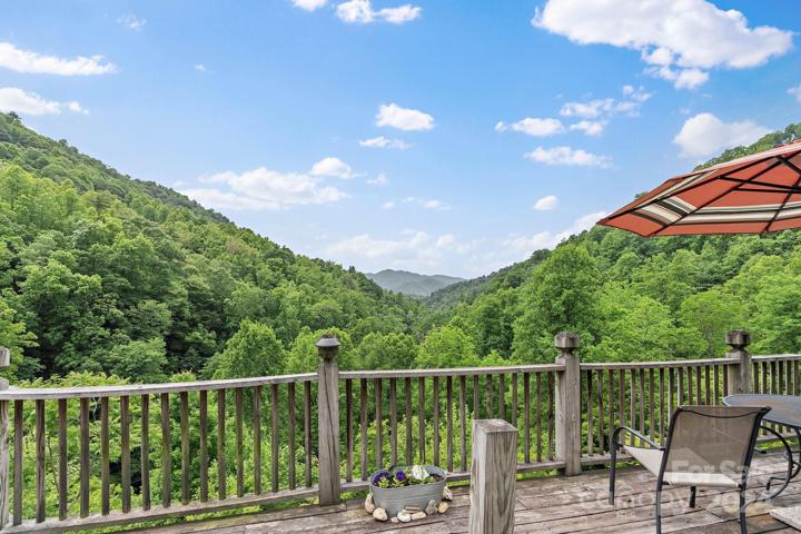Views of High Knob Mountain in the distance