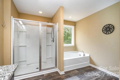 Owner's Suite Bathroom with large soaking tub and shower, Second level