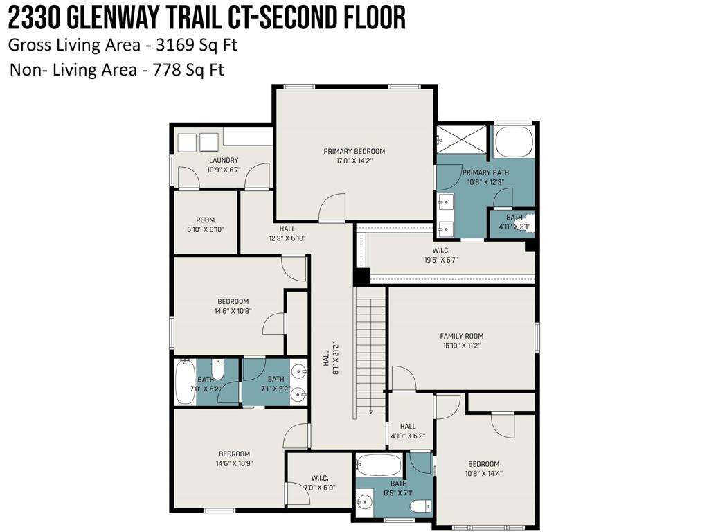 Floor Plan, Second Floor