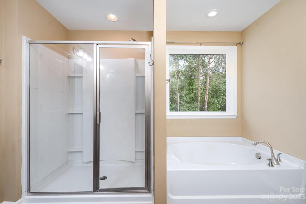Owner's Suite Bathroom with large soaking tub and shower, Second level