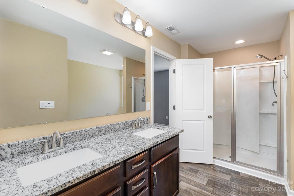 Owner's Suite Bathroom with large soaking tub and shower, Second level