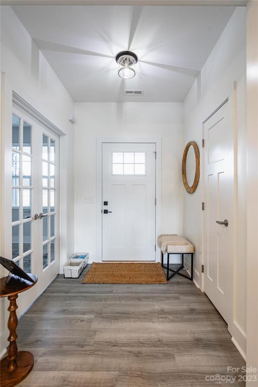 entrance with access to office room