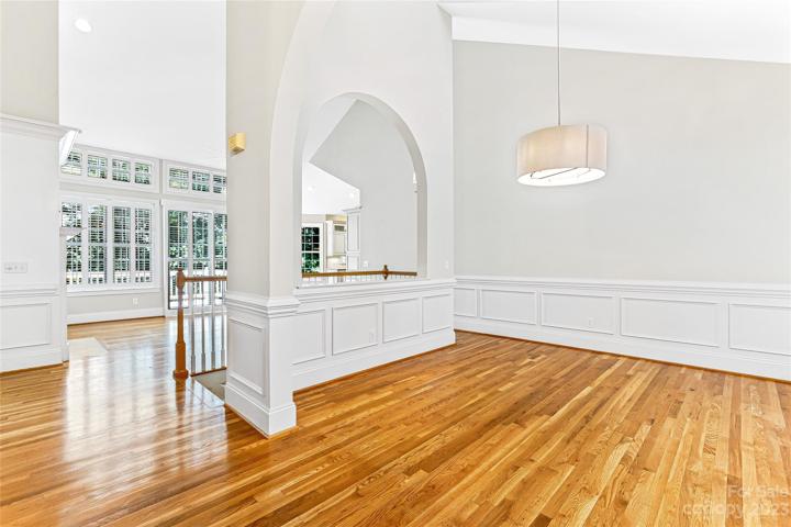 Dining room open yet defined.