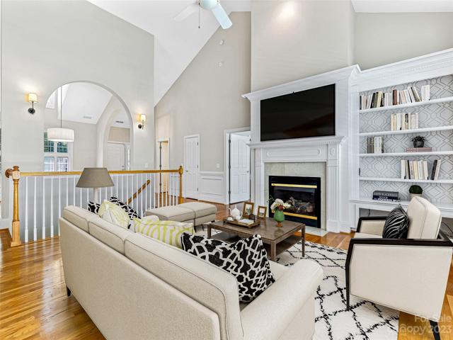 Living room virtual staged