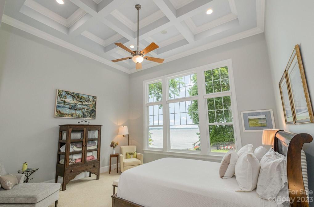 Coffered Ceiling in the Primary Bedroom!