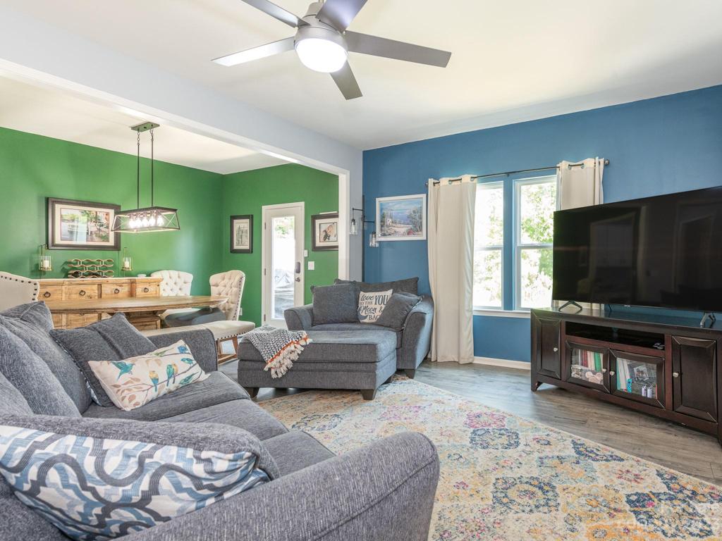 Living Room open to Dining