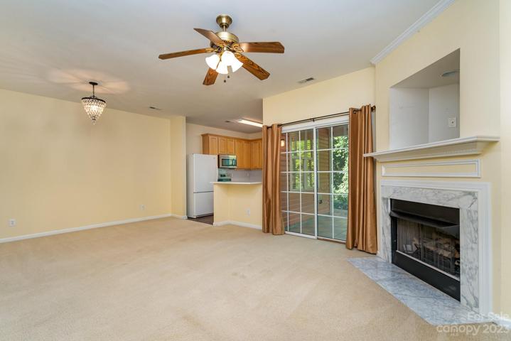 Main floor freshly painted prior to listing