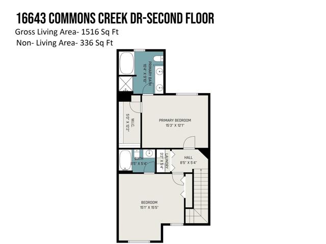 Upstairs layout