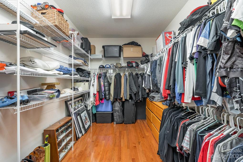 HUGE walk-in closet in primary suite