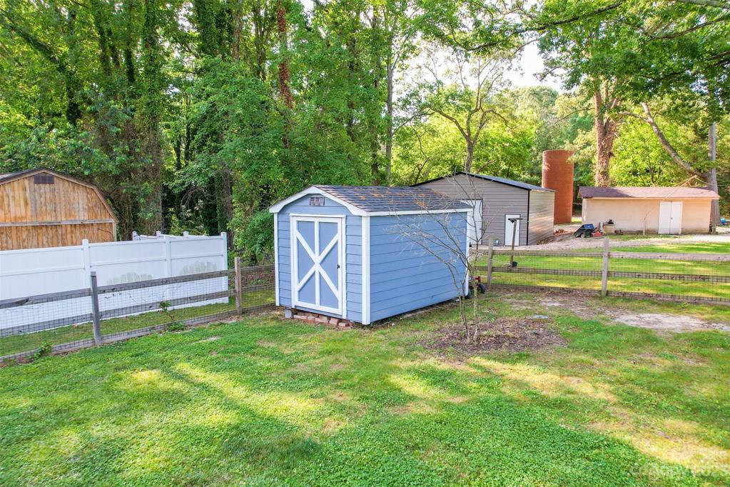 Storage Building with House Matching Paint