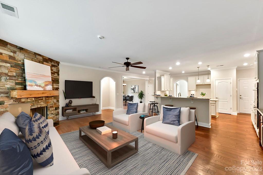 "Virtual Staging" of Great Room