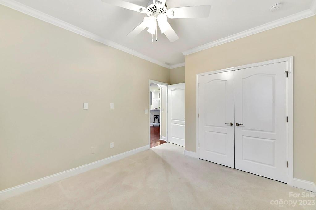 Main Level Bedroom 2 has Closet System in Closet