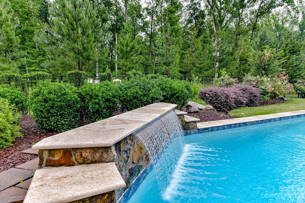 Pool Waterfall Feature