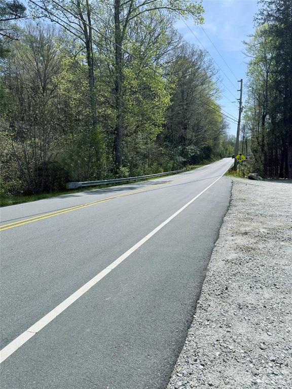 Highway frontage looking east