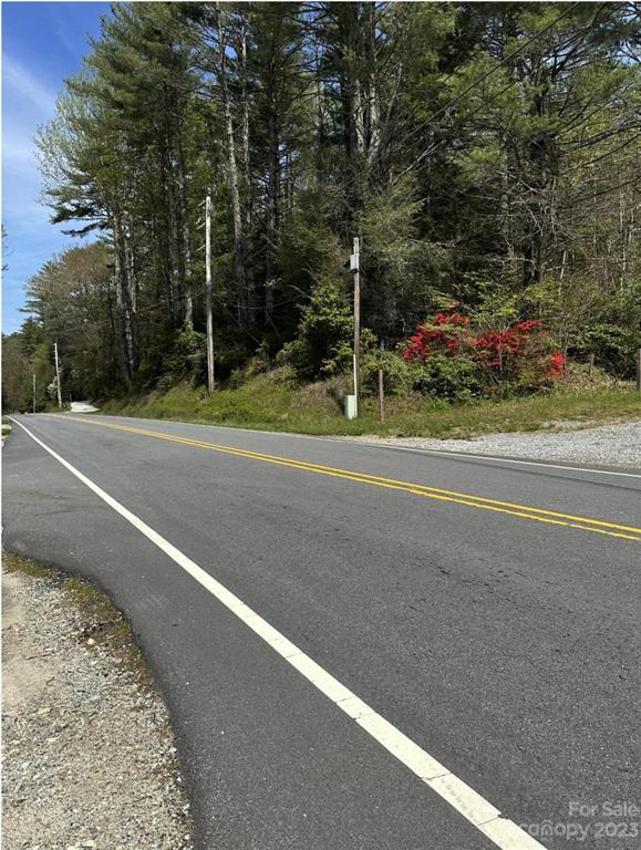 Highway frontage to west