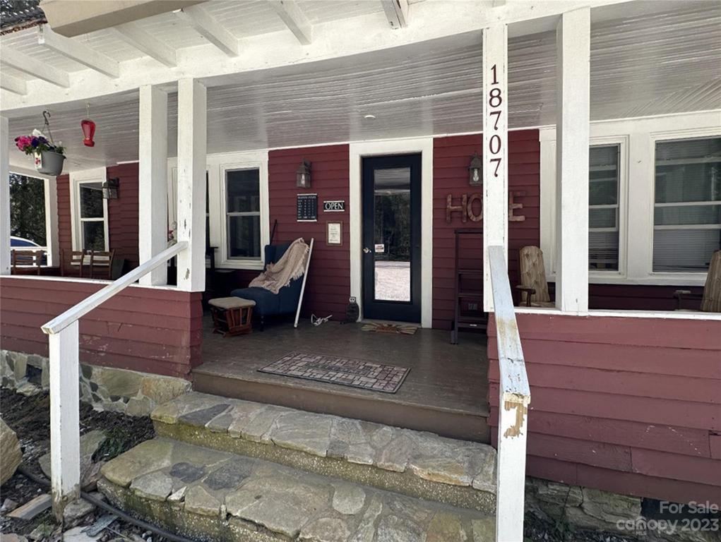 Welcoming front porch