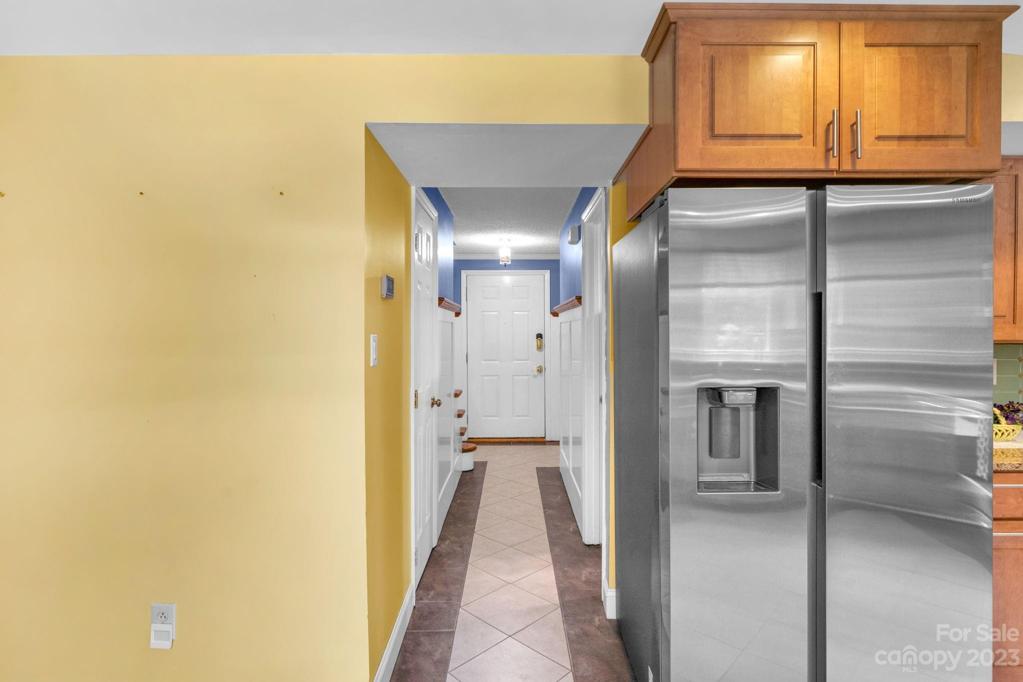 View of front entrance from breakfast area