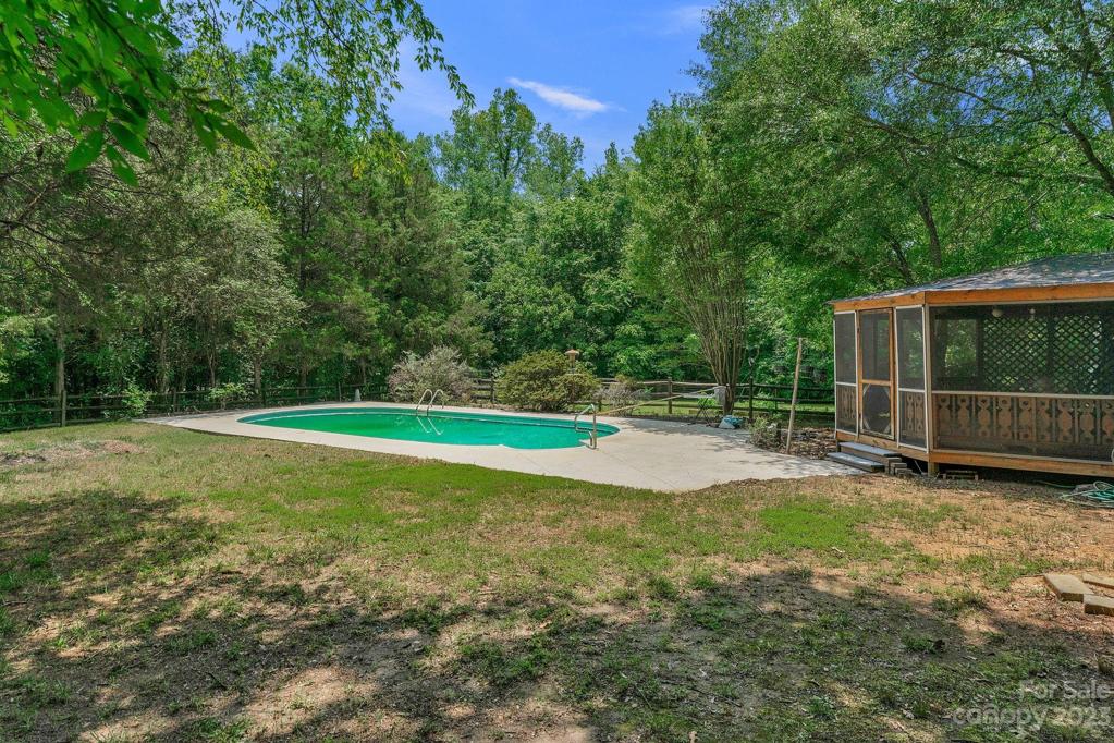 Pool is 17'x30' with 7'6" depth at deepest