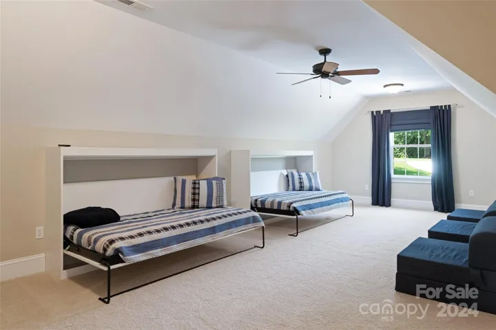 Bonus room over the garage with murphy beds for extra guests!