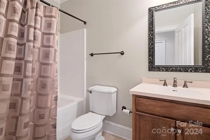 Full bathroom on Lower level