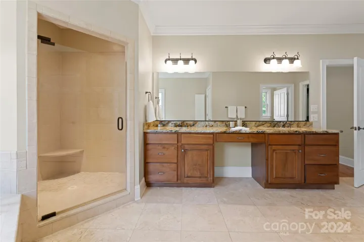 Large double sink vanity