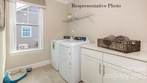 Main level laundry room