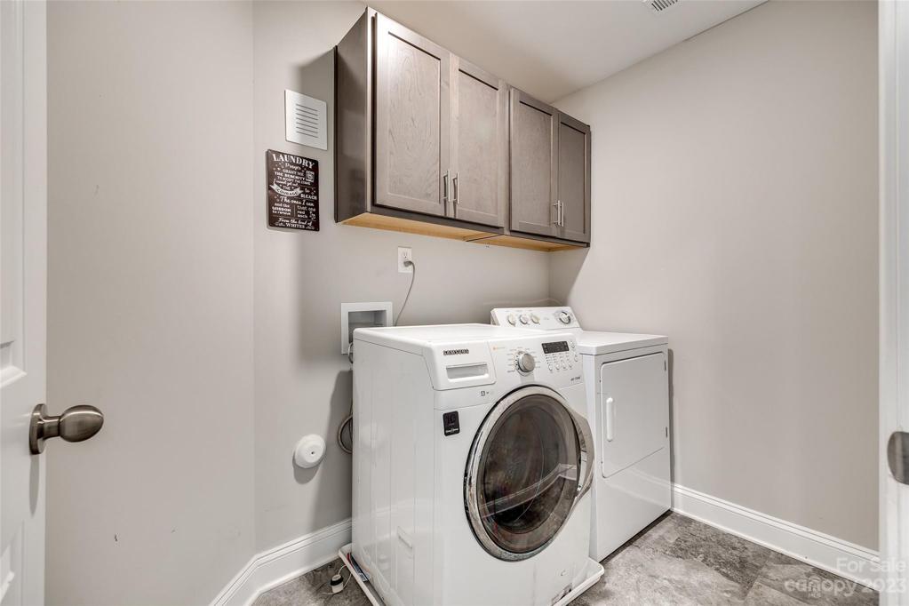 Dedicated laundry room upstairs