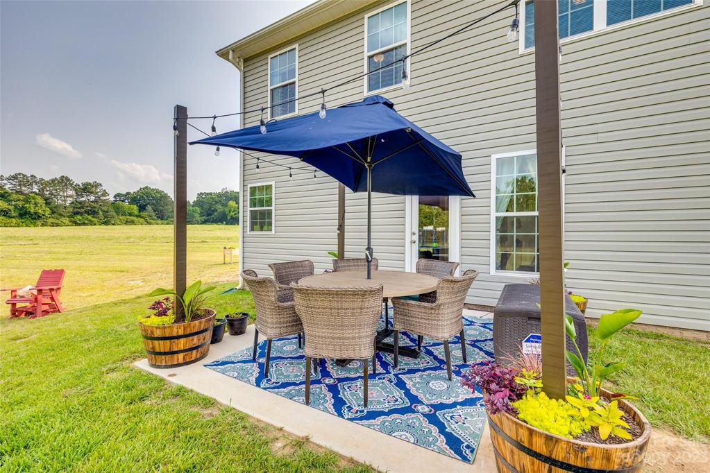 Lovely patio area