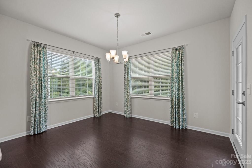 Breakfast room with plenty of natural lighting