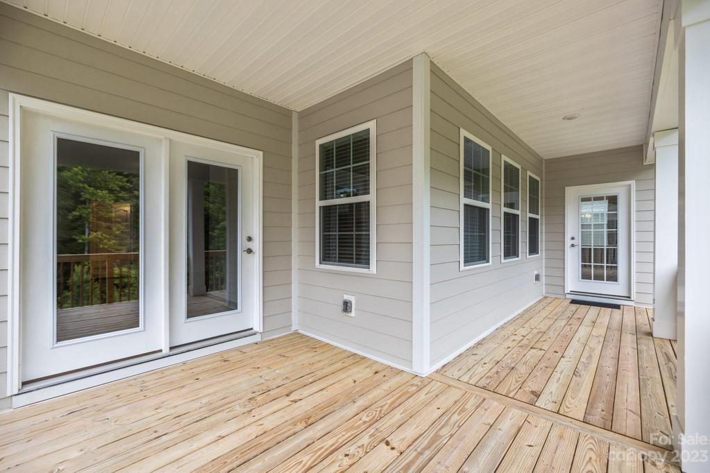 Enjoy your time out on this great back porch