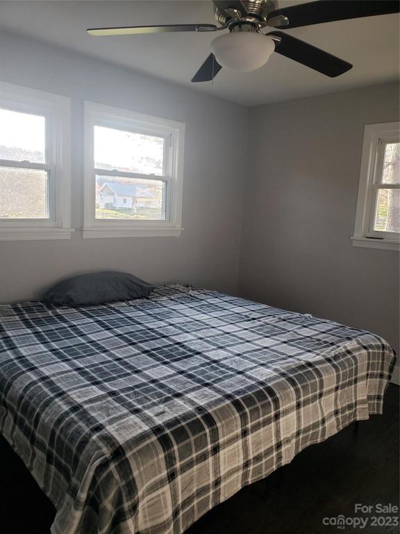 Primary bedroom accommodates king size bed