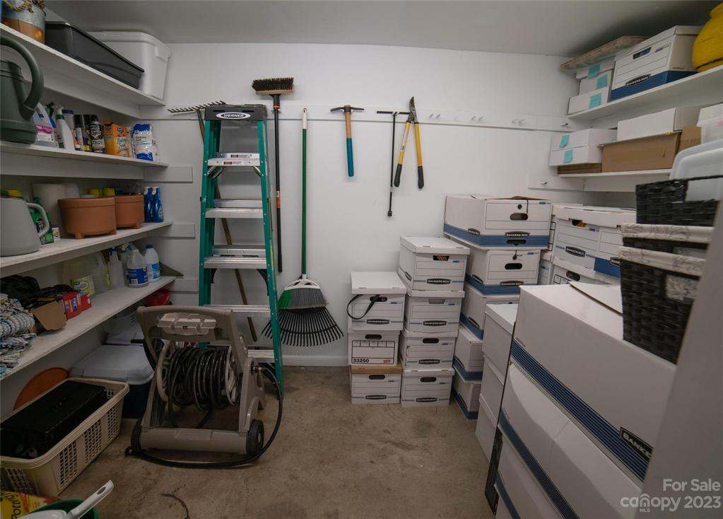 Storage room off Carport