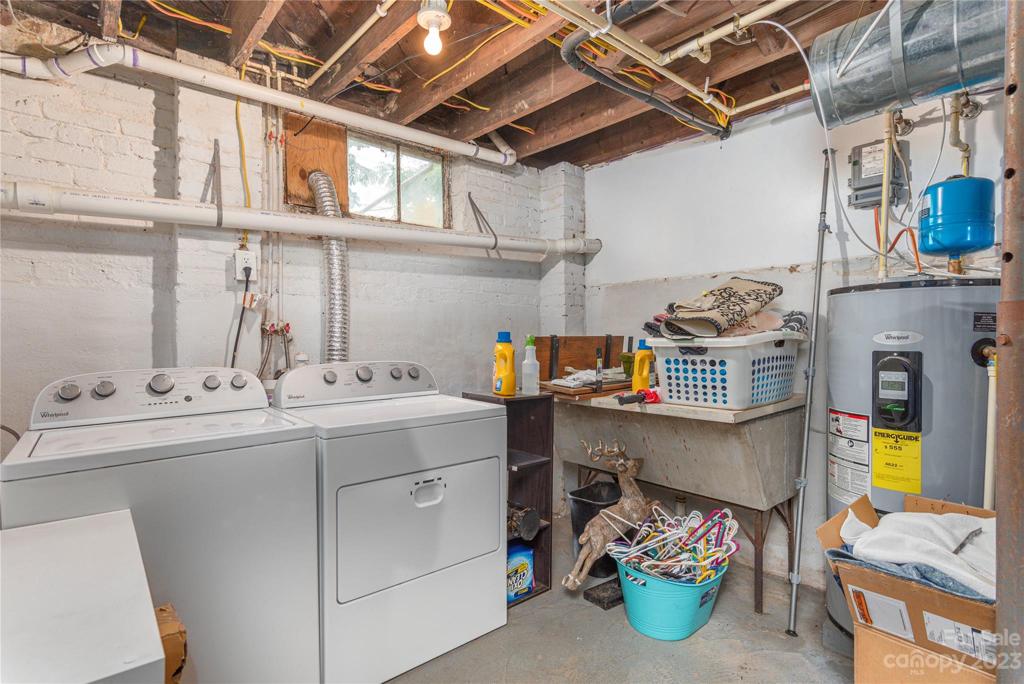 Basement with second laundry facility
